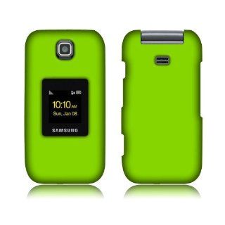 Samsung M370 Green Rubberized Cover Cell Phones & Accessories