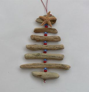 large driftwood christmas tree decoration by rana cullimore