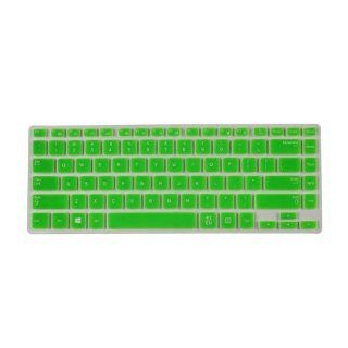 Translucent Keyboard Protector Skin Cover For Samsung 370R4E/350V4C/350V4X/355V4C/355V4X/3440VC/3440VX/3445VC/3445VX/355E4C/355E4X Green US Layout Computers & Accessories