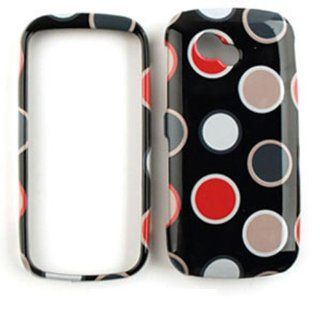 LG NEON 2 GW370 DOTS ON BLACK TP CASE ACCESSORY SNAP ON PROTECTOR Cell Phones & Accessories