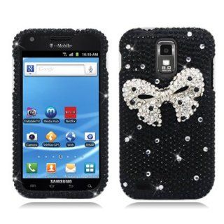 Samsung T989 Galaxy S II 4G Skull Roses Design Snap on Rubberized Case Cell Phones & Accessories