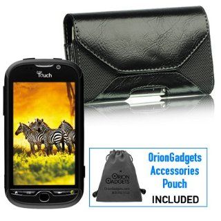 Leather Pouch & Otterbox Commuter Case Combo for T Mobile myTouch 4G (Black) (Includes OrionGadgets Accessories Pouch) Cell Phones & Accessories