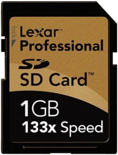 Lexar SD1GB 133 380 Professional Series 1GB 133x Secure Digital Card (Retail Package)  SD1GB 133 380 Electronics