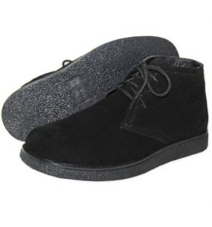 Genuine Leather Upper Men's Desert Boot, Black Clarks Boots Men Shoes