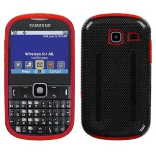 MYBAT KSAMR380HPCFUOC001NP Fusion Premium Durable Protective Case for Samsung Freeform III/Comment R380   1 Pack   Retail Packaging   Red Cell Phones & Accessories