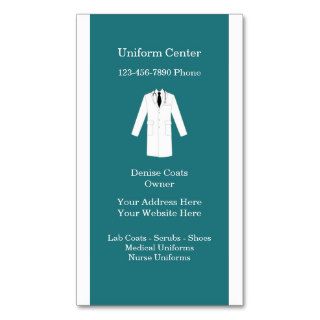Medical Uniforms Business Cards
