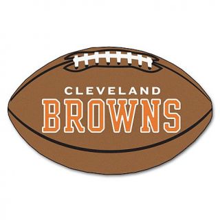 NFL Football Shaped Team Logo Mat   Browns
