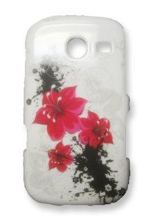 Samsung R380 Freeform 3 Graphic Case   Red Lily (Free HandHelditems Sketch Universal Stylus Pen) Cell Phones & Accessories