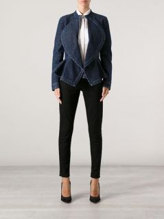 Givenchy Denim Peplum Jacket