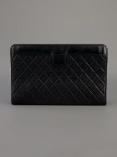 Chanel Vintage Quilted Leather Clutch