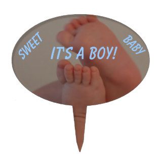 It's a Boy Baby Toes Cake Topper