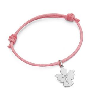 personalised angel charm bracelet by merci maman