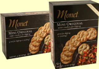 Monet Original Mini Water Crackers (6 oz. Box)  Grocery & Gourmet Food