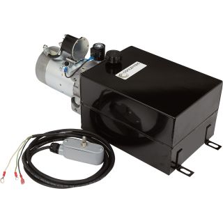 Concentric 12 Volt DC Power Unit — Solenoid Operation, Single Acting, Model# 1261096  Hydraulic Power Units