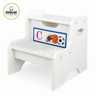 KidKraft Personalized Two Step Stool in White