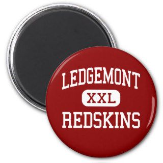 Ledgemont   Redskins   High School   Thompson Ohio Fridge Magnets