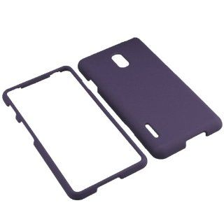 BW Hard Shield Shell Cover Snap On Case for Boost Mobile, U.S. Cellular LG Optimus F7 US780  Purple Cell Phones & Accessories