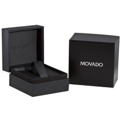 Movado Men's 'Museum Classic' Black Leather Strap Watch Movado Men's Movado Watches