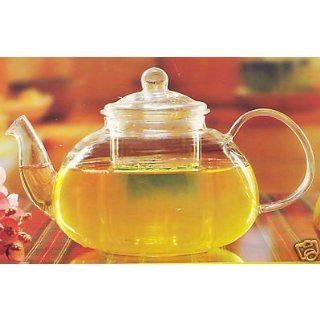 Glass Teapot w/ Glass Strainer 27 oz Kitchen & Dining