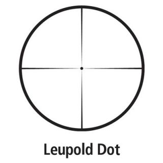 Leupold FX 3 Fixed Power Scope 12x40mm Target Leupold Dot Reticle in