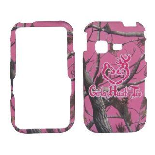 Camoflague Girls Hunt Too Straight Talk Net 10 Tracfone Samsung S390g Sgh s390g Freeform M Protector Hard Plastic Rubberized Phone Accessory Case Cover Cell Phones & Accessories