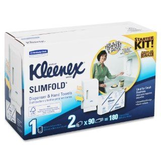 Wholesale CASE of 10   Kimberly Clark Slimfold WhiteTowel Starter Kit Folded Towels Starter Kit, 8 43/50"x2 3/4"x14 4/11", White Cell Phones & Accessories