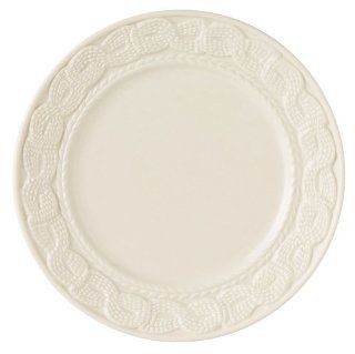 Belleek Galway Weave "Cable" Accent Plate Kitchen & Dining
