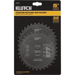 Klutch Counter-Rotating Saw Blades — For Use With Item# 34897  Circular Saw Blades