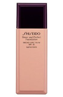 Shiseido Sheer and Perfect Foundation SPF 18   O80 Deep Ochre (BNIB)  Foundation Makeup  Beauty