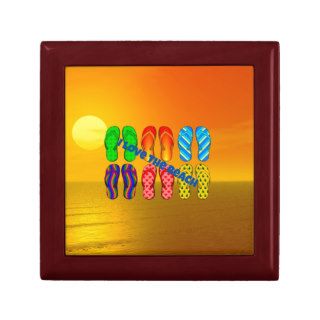 Flip Flops and Golden Sun I Love the Beach Gift Boxes