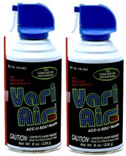 Twin 8 oz. Vari Air Air Duster (Canned Air) from Peca Products VA 403A   Cleaning Dusters