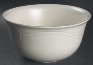 Pfaltzgraff Heirloom 9 Mixing Bowl, Fine China Dinnerware   Gray&White Flowers,