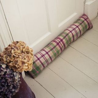british wool draught excluder by strawberry hills