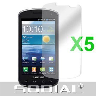 SODIAL(R) 5x Premium Clear LCD Screen Protector Cover Guard Shield Protective Film Kit For Samsung Stratosphere SCH i405 (5 Pieces) Cell Phones & Accessories