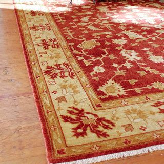Hand knotted Antolya Wool Rug (8 X 11)