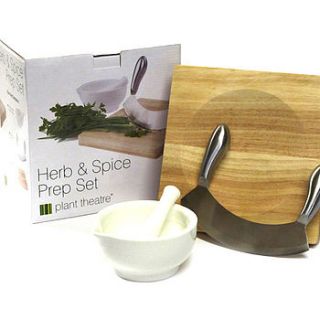 herb & spice prep set   boxed gift set by plant theatre