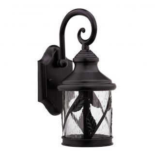 Transitional Rubbed Dark Bronze 1 light Hard wire Outdoor Wall Fixture