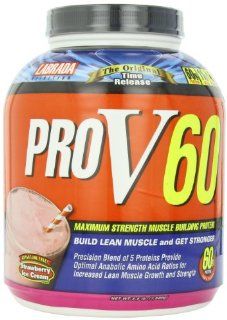 Labrada Nutrition Lean Body Pro V 60 Multi Purpose Protein Blend, Strawberry Ice Cream, 3.5 Pound Tub Health & Personal Care