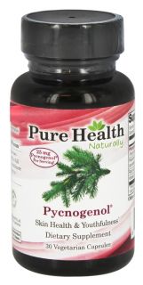 Pure Health   Pycnogenol   30 Vegetarian Capsules