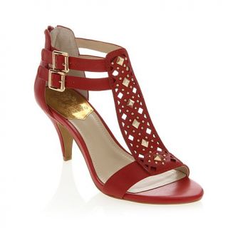 Vince Camuto "Matlynn" Exclusive Embellished Leather T Strap Sandal