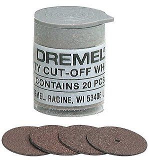 5 Pack Dremel 420 15/16" diameter 0.040" thick Heavy Duty Emery Cut Off Wheels for use with 402 Mandrel 20 Wheels per Pack   Power Rotary Tool Cutting Wheels  