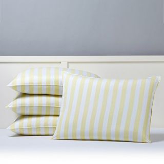 Concierge Collection Yellow Stripe Bed Pillows   4 pack