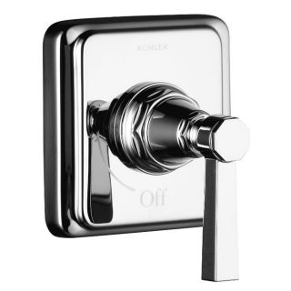 Kohler K t13174 4a cp Polished Chrome Pinstripe Pure Volume Control Trim, Lever Handle, Valve Not Included