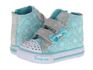 SKECHERS KIDS Shuffles 10379N Lighted Girls Shoes (Blue)