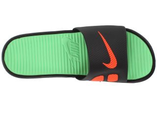 Nike Benassi Solarsoft Slide Black/Neo Lime/Total Crimson