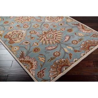 Hand tufted Blue Ararat Wool Rug (4 X 6)