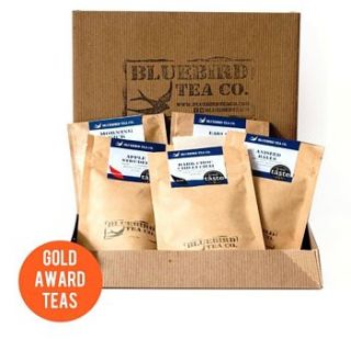 great taste gold star tea gift box by bluebird tea co.