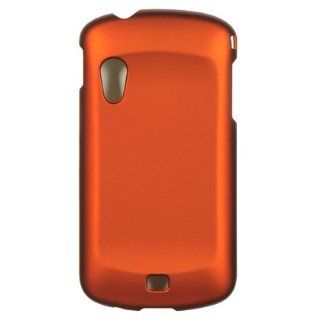 Samsung Stratosphere SCH I405 Rubberized Hard Case Cover   Orange Cell Phones & Accessories