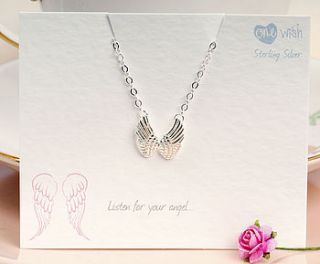 listen for your angel necklace by kalk bay