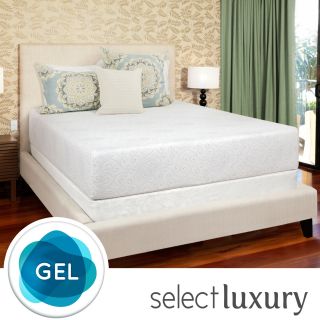 Select Luxury Select Luxury Gel Memory Foam 12 inch Twin size Medium Firm Mattress Green ?? Size Twin